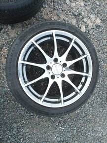 Alu kola Tomason 5x114,3 r17 et 40 pneu 215/45/17 - 6