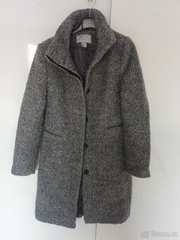 Krásný vlněný kabát zn. H&M, vel 36 - 6