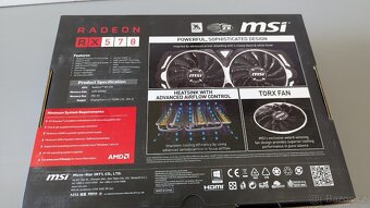 MSI Radeon RX 570 4GB, Použitý, 100% Funkční - 6