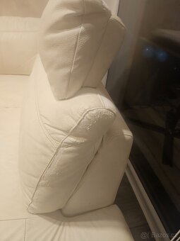 Kožena rohová sedací souprava - 6