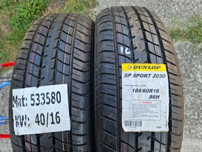 185/60R16 86V Toyo Proxes CF1 Dunlop Sp Sport 2030 4ks - 6