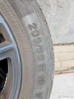 Opel Toyota : Pneu 205/55 R16 letní + disky RC 6,5x16 5x105 - 6