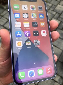 iPhone 12 128Gb v hezkém stavu, fialový...TOP - 6