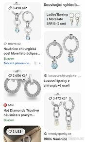 Morellato šperky - náušnice + náhrdelník - 6