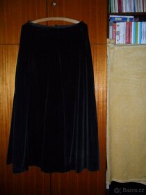 sametové sukně delší, komplet dívčí/dětský, šaty retro - 6