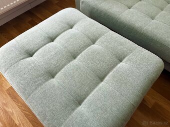 Landskrona IKEA gauč + podnožka - 6