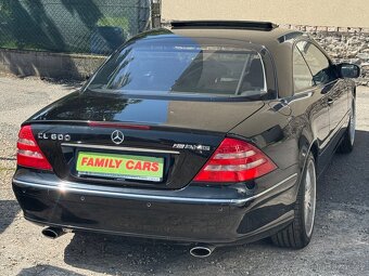 Mercedes-Benz CL, 600,V12,PRAVIDELNÝ SERVIS - 6