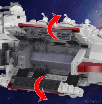 Stavebnice Mould King 2905kusu Vesmírná loď - 6