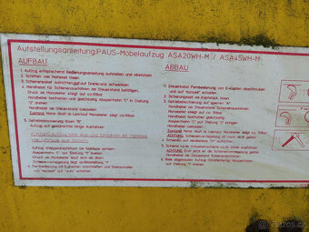 Stavební výtah PAUS - 6