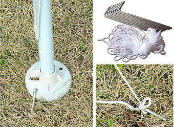 Zahradní altán 3m x 3m x 2,45 m + 4 stěny s okny - nový - 6