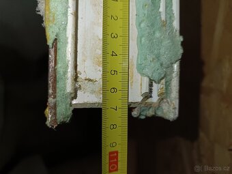 Plastové dvoukřídlé okno Rehau - bílá, zlatý dub - 6