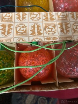 Retro vánoční osvětlení - REFLEX ZLATOKOV. 1974 - 6