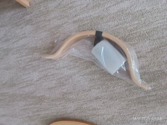 Dětská jídelní židlička Kinderkraft enock wooden buk - 6