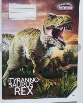 NOVÝ linkovaný zápisník A 4,  sešity Dino aj. - 6
