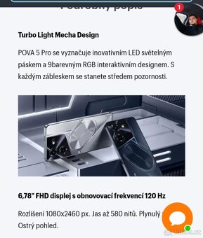 Tecno Pova 5 Pro 5g 8/256gb - 6