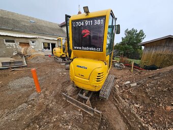 Prodám mini bagr komatsu PC 12 R - 6
