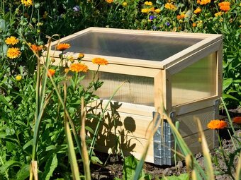 Vyvýšený záhon - truhlík,  paletová ohrádka NOVÉ - 6