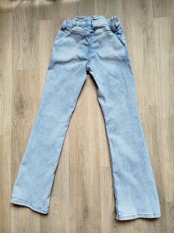 Džíny do zvonu, H&M, vel.140 - 6