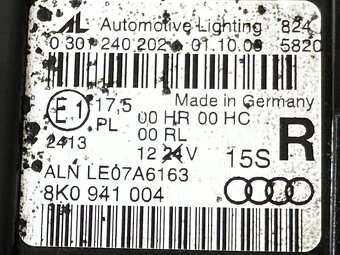 Pravý halogen světlo 8K0941004 Audi A4 8B 8K r.v. 2010 - 6