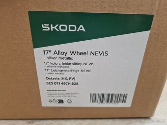 NOVÉ Alu NEVIS 6,5J x 17" ET 46 Octavia Superb atd - 6