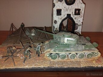 Model bitvy útok na sovětský tank. - 6