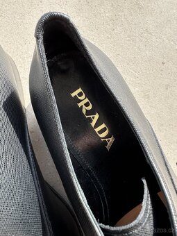 Společenské boty Prada Saffiano Oxford - 6