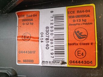 Autosedačka Maxi-Cosi Pebble vajíčko - 6