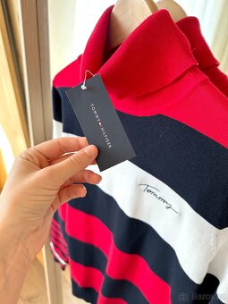 TOMMY HILFIGER KRÁSNÝ PRUHOVANÝ ROLÁK - 6