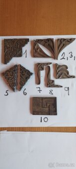 Staré mosazných štočky - 6