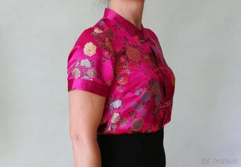 Brokátová halenka v čínském stylu Indiska vel.S - 6