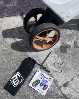 Odrážedlo funny wheels supersport bílohnědé - 6