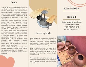 Hrnčířský kruh na keramiku s kombinovaným pohonem - 6