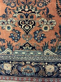 Perský starožitný figurální TOP koberec 198x130 - 6