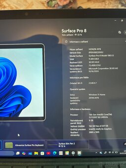 Surface Pro 8 i5 11th 8GB RAM, 256 GB SDD - 6