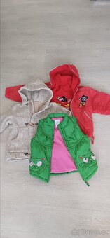 SET bunda + kabátek + vesta vel. 110 (4-5let) - 6