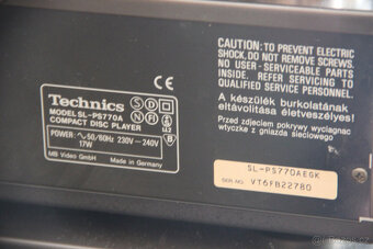 ♫ TECHNICS SL PS 770 A ♫ kvalitní cd přehrávač - 6