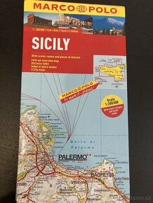 mapa Norsko, Francie, Itálie, Sicílie, Německo, Alpy. - 6