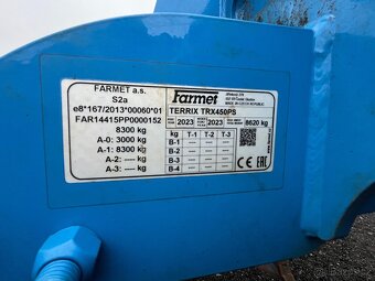 Radličkový kypřič FARMET TERRIX QUATRO 450PS - 6