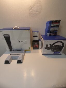 PlayStation 5 s mechanikou + hry + příslušenství - 6