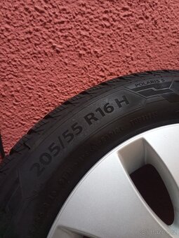 Alu original Audi 16" 5x112 zimní pneu 205/55 - 6