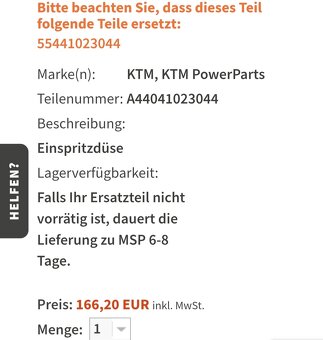 Vstřik. KTM, HUSQVARNA, GASGAS, Tpi,Tbi. Všechny. Nové - 6