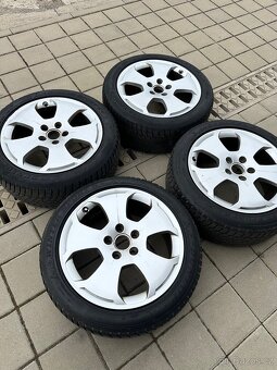 Alu 5x112 Audi R17, zimní sada pneu 215/50/17 - 6