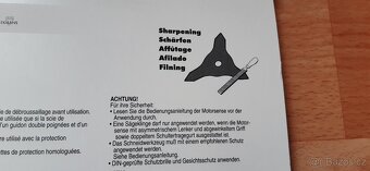 Nový travní nůž 3 zuby 350 - 3T  Husqvarna + příslušenství - 6