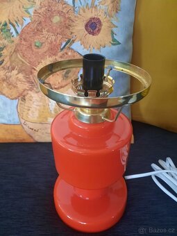 Elegantní retro stolní lampa originál 70léta - 6
