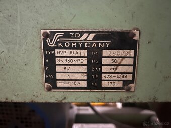 cirkulárka ZD Koryčany HVP 60 A/1 – 4 kW, 380 V - 6