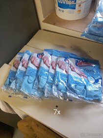Rukavice úklidové latexové, elastické. - 6