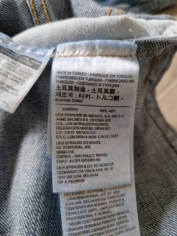 Pánská džíska Levi's Trucker velikost XL 1080 - 6