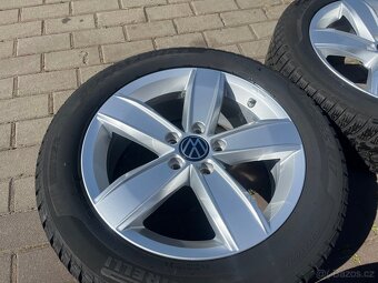 ALU sada VW Passat B8 215/55 R17 Nový stav - 6