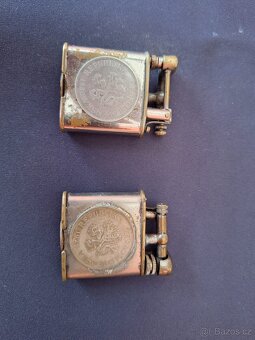 2x zapalovač se stříbrnou mincí - 6