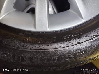 Prodám ALU disky orig. VW 16" - 6
